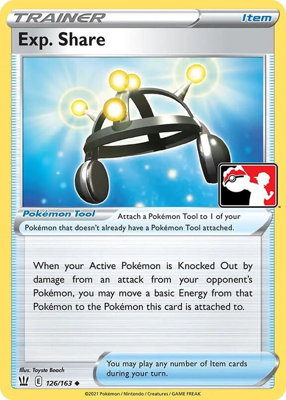 Battle Styles Exp. Share [Prize-Pack] Pokémon card
